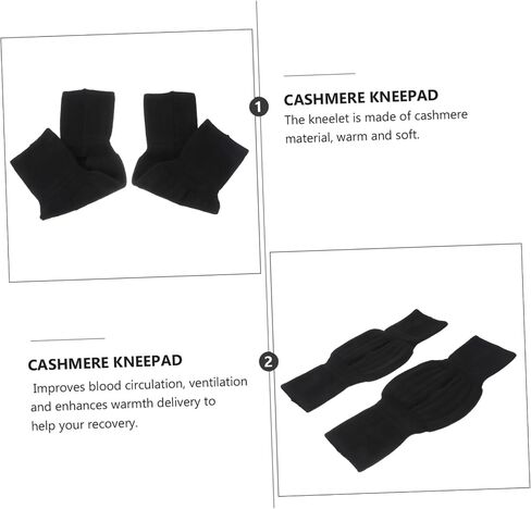 Thermal Cashmere Kneepad Men Women Leg Warmer Sleeve for Winter Relief Activity Support in Saudi Arabia