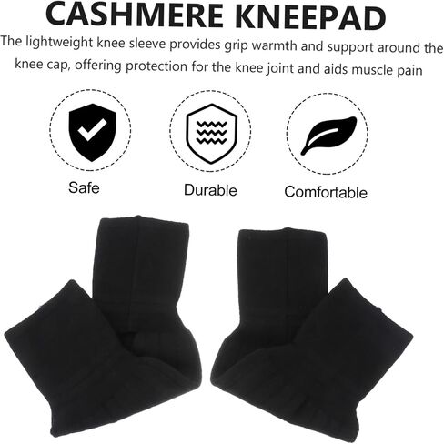Thermal Cashmere Kneepad Men Women Leg Warmer Sleeve for Winter Relief Activity Support in Saudi Arabia