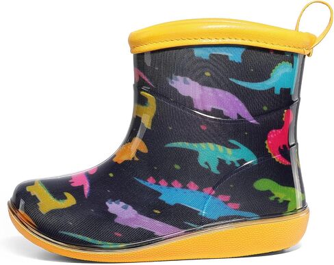K KomForme Toddler Rain Boots Baby Easy-on Rain Shoes Lightweight Waterproof for Boys and Girls in Saudi Arabia