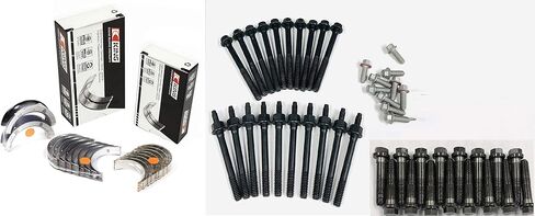 ROD & Main Bearings بالإضافة إلى ROD & MAIN CAP BOLTS KIT متوافقة مع 2007-2015 CHEVY GMC PONTIAC 4.8 4.8L 5.3 5.3 5.7 5.7L LS1 LS2 in Kuwait