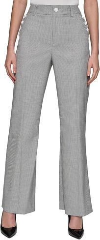 KARL LAGERFELD Women's Flared Workwear Pant with Sailor Buttons in Saudi Arabia