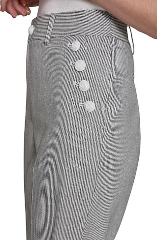 KARL LAGERFELD Women's Flared Workwear Pant with Sailor Buttons in Saudi Arabia