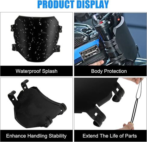 PSLER Electric Dirt Bike Number Front Plate with Zip Ties - PP Material Number Plate, Compatible with Light Bee S/X Segway X160 X260 Dirt Bike, Talaria Sting MX3/R MX4 XXX E-Ride, Black in Saudi Arabia