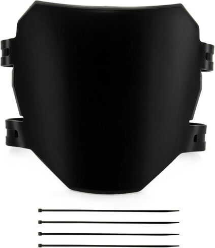 PSLER Electric Dirt Bike Number Front Plate with Zip Ties - PP Material Number Plate, Compatible with Light Bee S/X Segway X160 X260 Dirt Bike, Talaria Sting MX3/R MX4 XXX E-Ride, Black in Saudi Arabia
