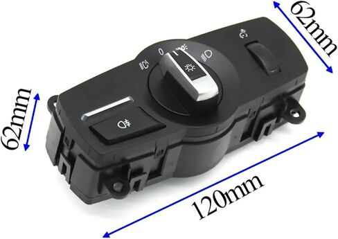 Interior Car Headlight Lamp Knob Switch Button Assembly for BMW 5 6 7 X3 X4 F10 F11 F06 F12 F01 F02 F07 F25 F26 61319192744(Model D) in Saudi Arabia