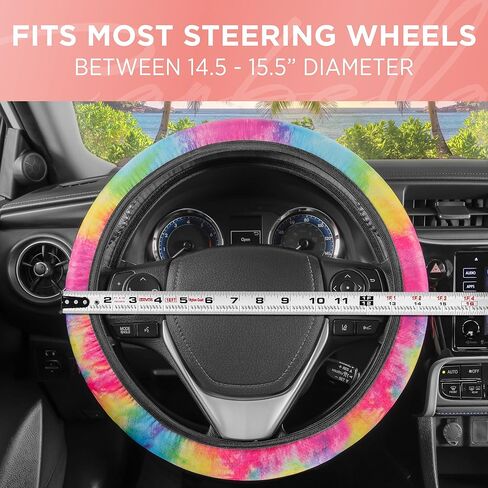 Black Leopard & Butterfly Car Seat Covers, 2 Pack Animal Print Front Seat Covers for Cars with Matching Steering Wheel Cover, Cute Automotive Interior Covers for Trucks Van SUV in Kuwait