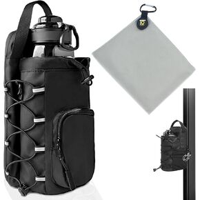 Magnetic Gym Bag with Magnetic Towel – Gym Bags for Men & Women – Water Bottle Holder Bag with Magnet - Bolso Magnético para Gym in Saudi Arabia
