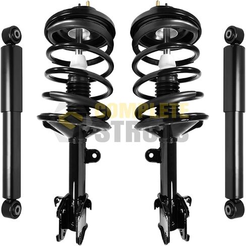 COMPLETESTRUTS - Front Complete Strut Assemblies with Coil Springs and Rear Shock Absorbers Replacement for 2003-2008 Honda Pilot - Set of 4 in Saudi Arabia
