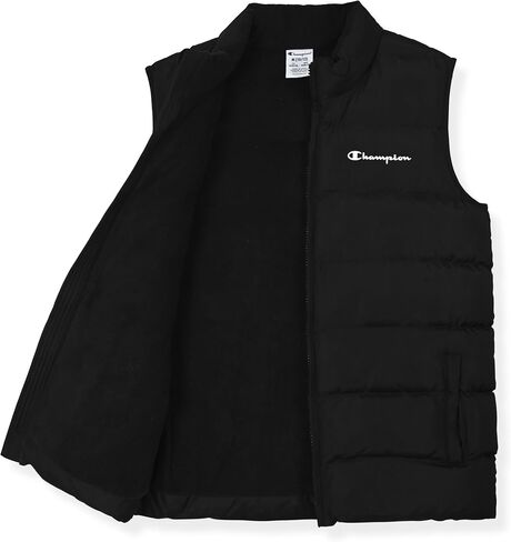 Champion Boys Puffer Vest Lightweight Sleeveless Zip-Front Jacket with Pockets, Kids Outerwear in Saudi Arabia