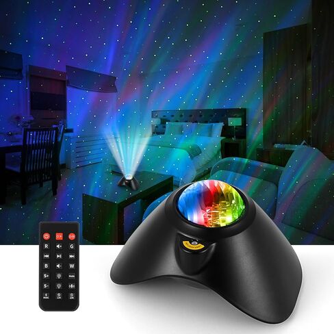 Galaxy Projector,Northern Galaxy Light Aurora, Star Projector with Timer and Remote Control,Night Lights LED for Bedroom Room Decor, Gifts for Kids, Adults, Christmas, Birthday in Saudi Arabia