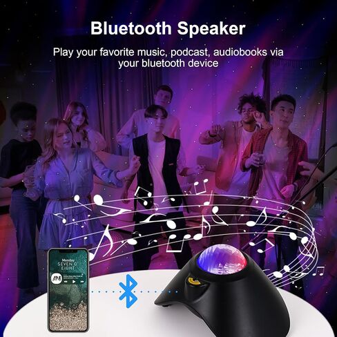 Galaxy Projector,Northern Galaxy Light Aurora, Star Projector with Timer and Remote Control,Night Lights LED for Bedroom Room Decor, Gifts for Kids, Adults, Christmas, Birthday in Saudi Arabia