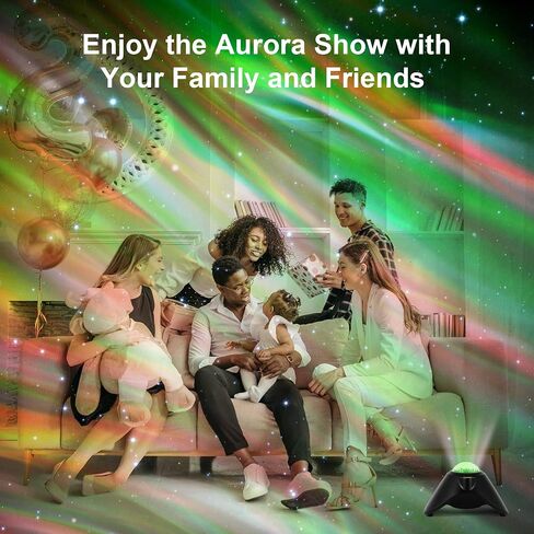Galaxy Projector,Northern Galaxy Light Aurora, Star Projector with Timer and Remote Control,Night Lights LED for Bedroom Room Decor, Gifts for Kids, Adults, Christmas, Birthday in Saudi Arabia
