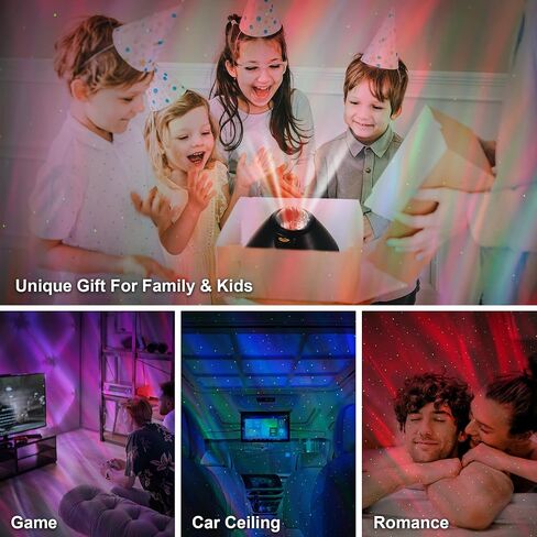 Galaxy Projector,Northern Galaxy Light Aurora, Star Projector with Timer and Remote Control,Night Lights LED for Bedroom Room Decor, Gifts for Kids, Adults, Christmas, Birthday in Saudi Arabia