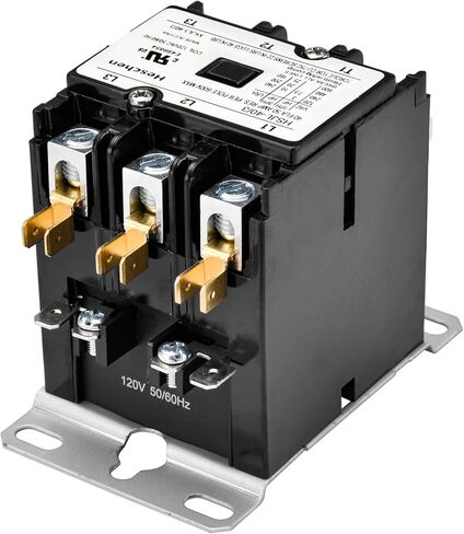 HVAC Motor Contactor, HSJL-40/1, 1 Poles, 40A, 24VAC 50/60Hz Coil, for Air Conditioner, Heat Pump, Refrigeration Systems, UL Listed in Saudi Arabia