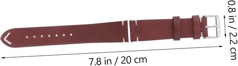 Leather Watch Strap for Men Women Thin Replacement Band Stylish Design for Everyday Wear Special in Saudi Arabia