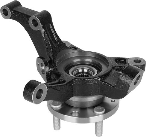 Tadamark Front Left Deft Touring Knuckle & Wheel Bearing مجموعة ملائمة لشيفروليه أفيو 2004-2011 ، ل AVEO5 2007-2011 ، ل PONTIAC G3 2009-2010 ، 96535190 96870493 96870491 ، 4 Lugs Driver Side in Kuwait