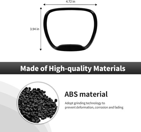 CheroCar Central Control Steering Button Frame Trim Car Interior Decoration Fit for Dodge Challenger Durango Charger 2015-2025 Interior Accessories,Black Carbon Fiber in Saudi Arabia