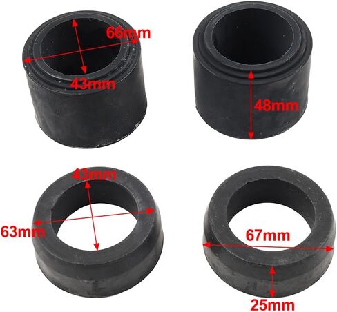 GZYF Bushing Kit Low Air Leaf Spring Polyurethane For Peterbilt 1 set in Saudi Arabia