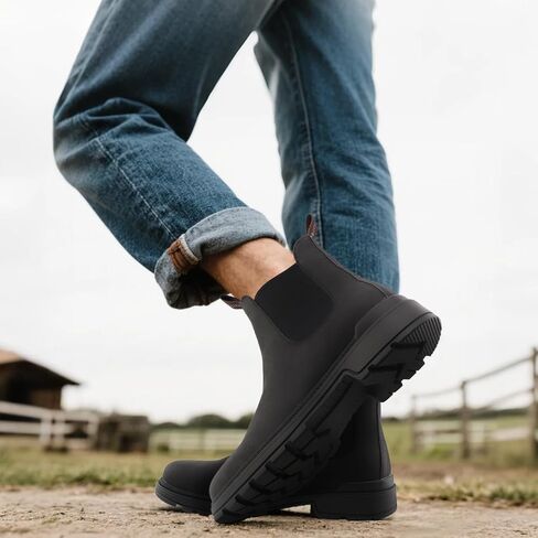 Cestfini Mens Slip On Chelsea Boots in Saudi Arabia