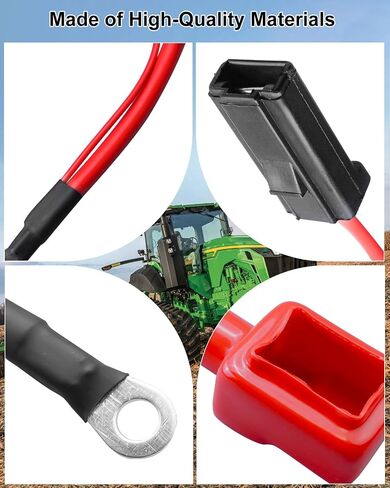 Lawn Tractor Battery Cable Replace AM115359 Fit for John Deere GT242 GT262 GT275 LX172 LX173 Sabre 2048HV 2148HV S2554 Scotts S2048 S2348 S2554, Replacement Positive Battery Cable in Saudi Arabia