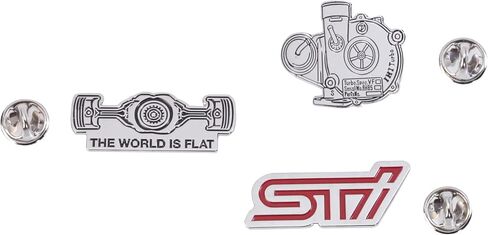 Subaru Performance 3pc Pin Set Sti Crosstrek Ascent Forester Wrx Impreza Legacy Outback Brz Boxer Turbo in Saudi Arabia