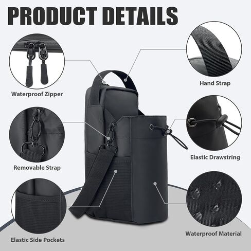 Magnetic Gym Bag for Men and Women, Gym Accessories, Magnetic Water Bottle Holder with Strap for Fitness, Travel in Saudi Arabia