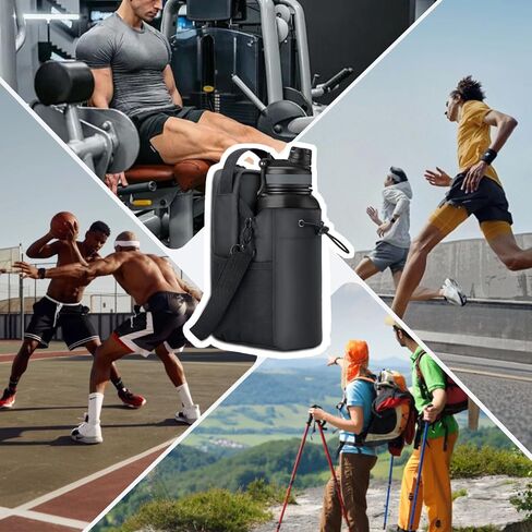 Magnetic Gym Bag for Men and Women, Gym Accessories, Magnetic Water Bottle Holder with Strap for Fitness, Travel in Saudi Arabia