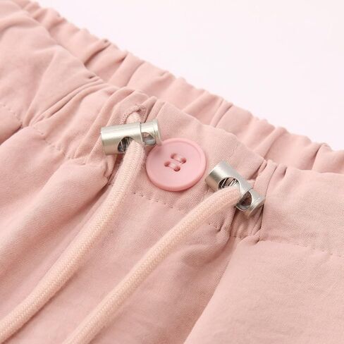 Women's Cargo Pants Drawstring High Waist Straight Wide Leg Womens Petite Pant Office Loose Fit Streetwear Pants in Saudi Arabia