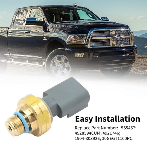 4928594 مستشعر ضغط غاز العادم استبدال EGR لـ Cummins ISM ISM ISB ISL DIESEL DODGE RAM 2500 3500 6.7L ، استبدل 4087989 4903479 4921746 in Kuwait