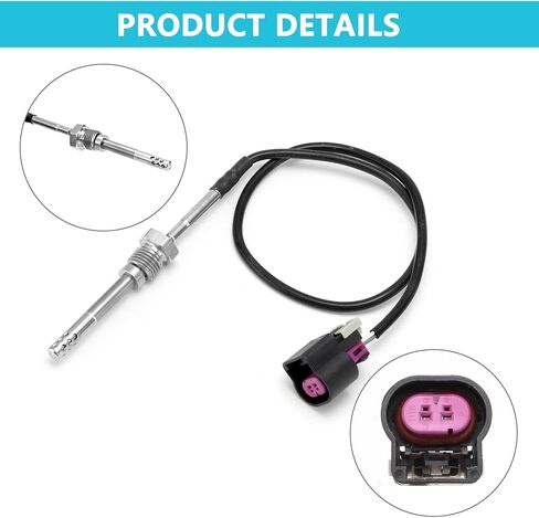 12643246 Exhaust Gas Temperature Sensor EGT Compatible with 2011-2016 Chevy Silverado Sierra 2500 HD 3500 Duramax 6.6L For # 213-4778 213-4759 in Saudi Arabia