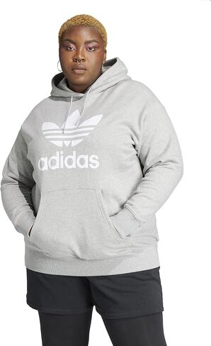 adidas Originals Women's Plus Size Trefoil Hoodie in Saudi Arabia