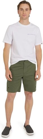 Quiksilver Men's Regular Fit Fixed Waist Water Friendly Active Hybrid Cargo Shorts (32-42 in Saudi Arabia
