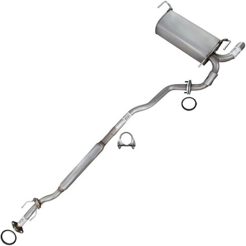 Exhaust Resonator Pipe Muffler Exhaust Kit Compatible for 2011-2017 Nissan Juke 1.6L | Stainless Steel | Northeastern Exhaust | Free Gaskets and Clamp | Automotive Replacement Part | Direct-Fit in Saudi Arabia