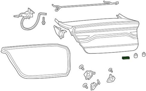 Chrysler Oem Dodge Deck Lid Stop Buffer 68104364Ab Image 4 in Saudi Arabia