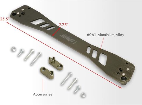 AJP Distributors JDM SPORT BILLET BILLET Aluminium الخلفية السفلى للرقابة الإطار الفرعي الإطار الفرعي BAR in Kuwait