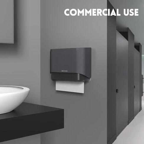 300+ Multifold Paper Towel Dispenser Large Capacity Wall Mount Tissue Dispensers with Smart Lock, 12.0" L x 3.8" W x 30.3" H, White in Saudi Arabia