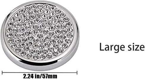 Bling Accessories for BMW 1 2 3 5 7 Series X1 X3 X5 X6 Media iDrive Control knob Cover Rhinestone Crystal Button (Large Size) in Kuwait