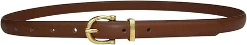 أزياء Pochy Ladies Belt Leather Leather 48in/120cm حزام رقيقة سبيكة دبوس الدبوس جينز فستان زينة أحزمة الخصر in Kuwait