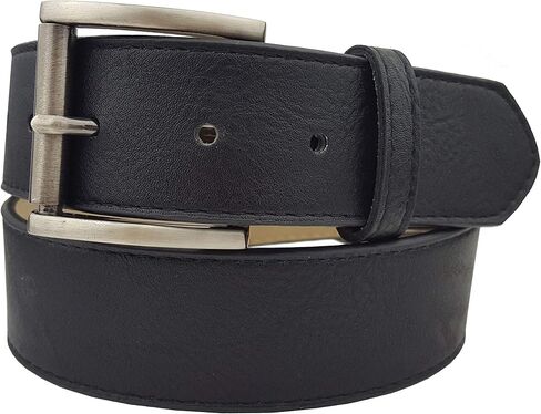 Vegan Plain Belt with Silver Buckle in Saudi Arabia