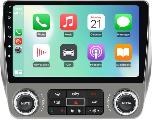 AWESAFE Android Car Stereo for Chevrolet Chevy Camaro 2010 2011 2012 2013 2014 2015, 10" Touch Screen Radio Upgarde WiFi Bluetooth 4G Online GPS Navigation CarPlay Android Auto, 4GB+64GB in Saudi Arabia