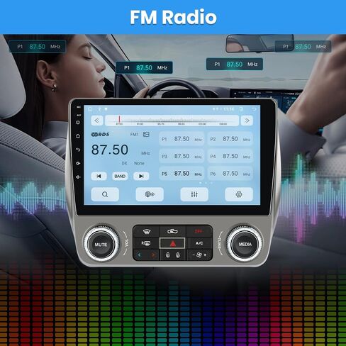 AWESAFE Android Car Stereo for Chevrolet Chevy Camaro 2010 2011 2012 2013 2014 2015, 10" Touch Screen Radio Upgarde WiFi Bluetooth 4G Online GPS Navigation CarPlay Android Auto, 4GB+64GB in Saudi Arabia