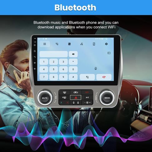 AWESAFE Android Car Stereo for Chevrolet Chevy Camaro 2010 2011 2012 2013 2014 2015, 10" Touch Screen Radio Upgarde WiFi Bluetooth 4G Online GPS Navigation CarPlay Android Auto, 4GB+64GB in Saudi Arabia