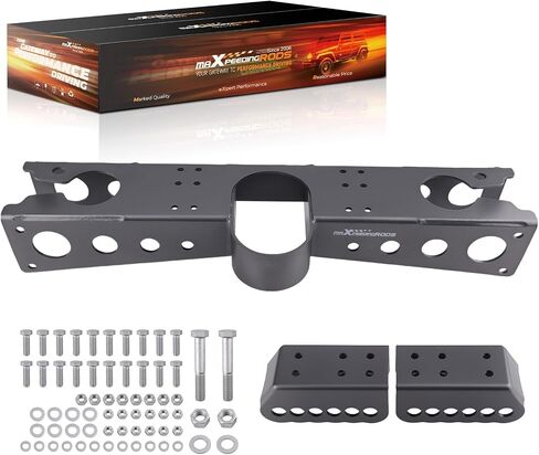 MaxPeedingRods Tracking Arm Crossmember for Chevy/GMC C10 C15 1963-1972 ، 6 ثقوب قابلة للتعديل القرفصاء للسيارات انخفضت 6 "أو أكثر in Kuwait
