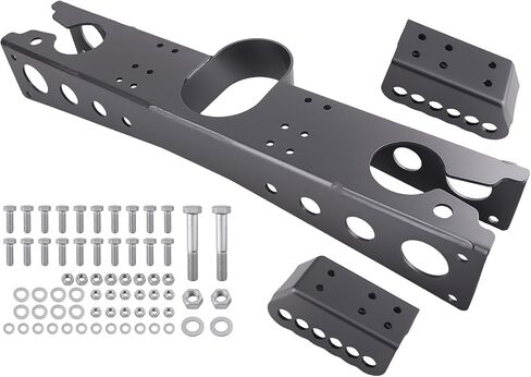 MaxPeedingRods Tracking Arm Crossmember for Chevy/GMC C10 C15 1963-1972 ، 6 ثقوب قابلة للتعديل القرفصاء للسيارات انخفضت 6 "أو أكثر in Kuwait