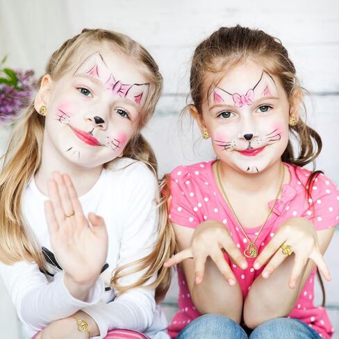 4 PCS Girls Unicorn Jewelry Set Unicorn Netclace Bracelet Ring Stud arocring in Saudi Arabia