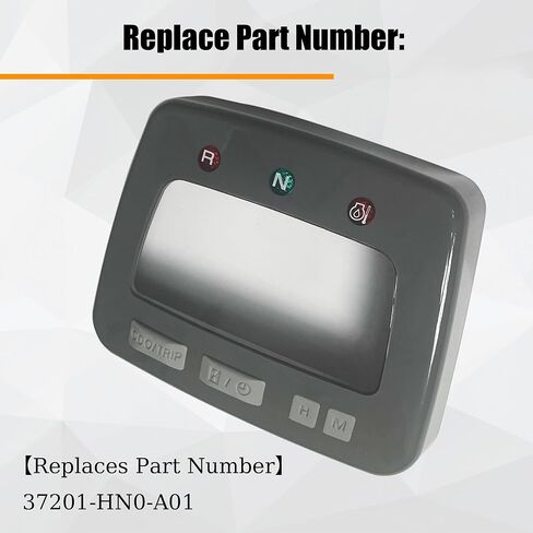 Speedo Meter DASH DASH العلوي المقياس العلوي ناتجة عن Honda Rancher TRX350FM TM TE 2000-2006 FOREMAN TRX450FM 1998-2001 RUBICON TRX500FA 2001-2004 استبدل# 37201-HN0-A01 in Kuwait
