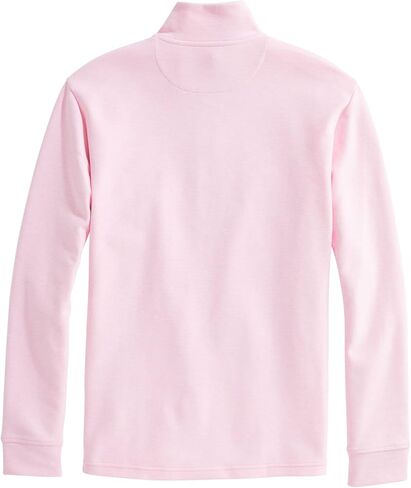 سترة صوفية رجالي من Vineyard Vines بسحاب ربع سحاب، بلون وردي غامق، مقاس متوسط in Kuwait