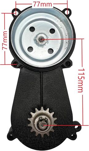 طقم القابض Redcap نقل تروس الترس لـ 47cc 49cc 50cc 2-Stroke Pocket Bike Mini Bike Scooter ATV دراجة نارية متوفرة مع سلاسل T8F 11T 13T 14T 17T 20T أسود الأسود in Saudi Arabia