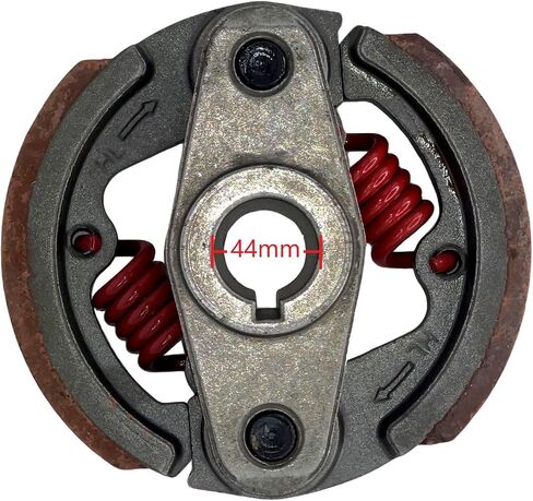 طقم القابض Redcap نقل تروس الترس لـ 47cc 49cc 50cc 2-Stroke Pocket Bike Mini Bike Scooter ATV دراجة نارية متوفرة مع سلاسل T8F 11T 13T 14T 17T 20T أسود الأسود in Saudi Arabia