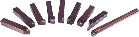 Accusize Industrial Tools 1" 9 Pieces/Set, Indexable Carbide Turning Tools and Boring Bar, 2988-0001 in Saudi Arabia